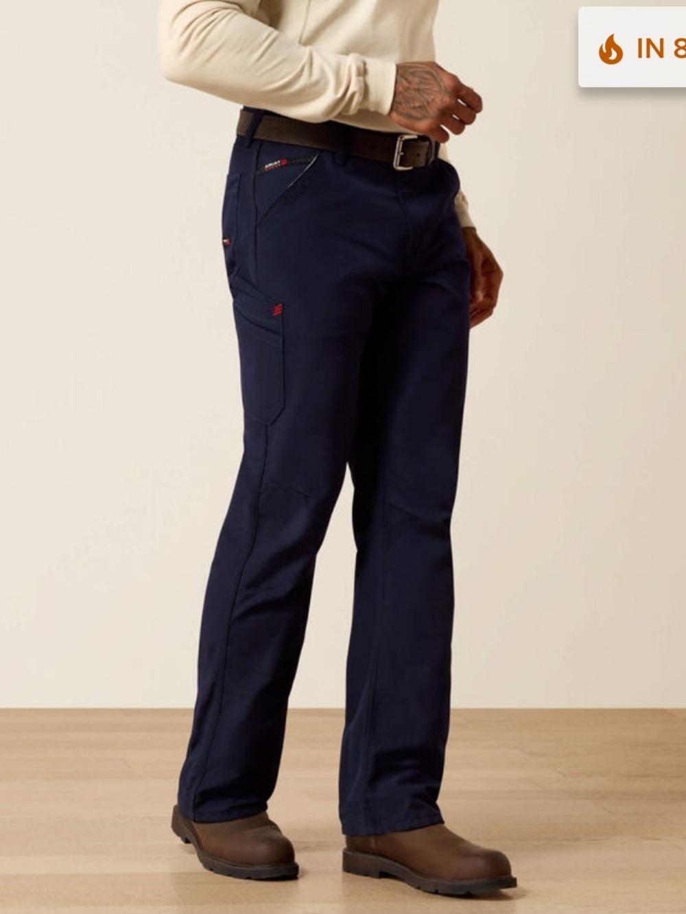 Mens Ariat FR M4 Relaxed DuraLight Ripstop Boot Cut Pants